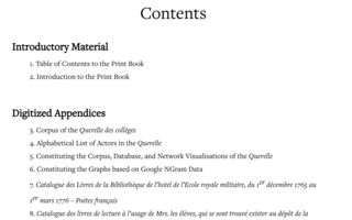 Cover of Site Contents
